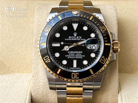 rolex submariner 2 tone gold|rolex submariner two tone review.